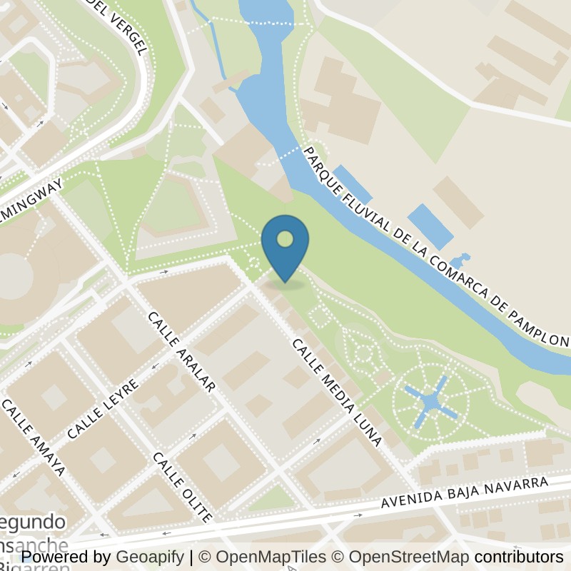 Map: location of VivaGym Pamplona ¡Próxima apertura! Salesianos in Pamplona