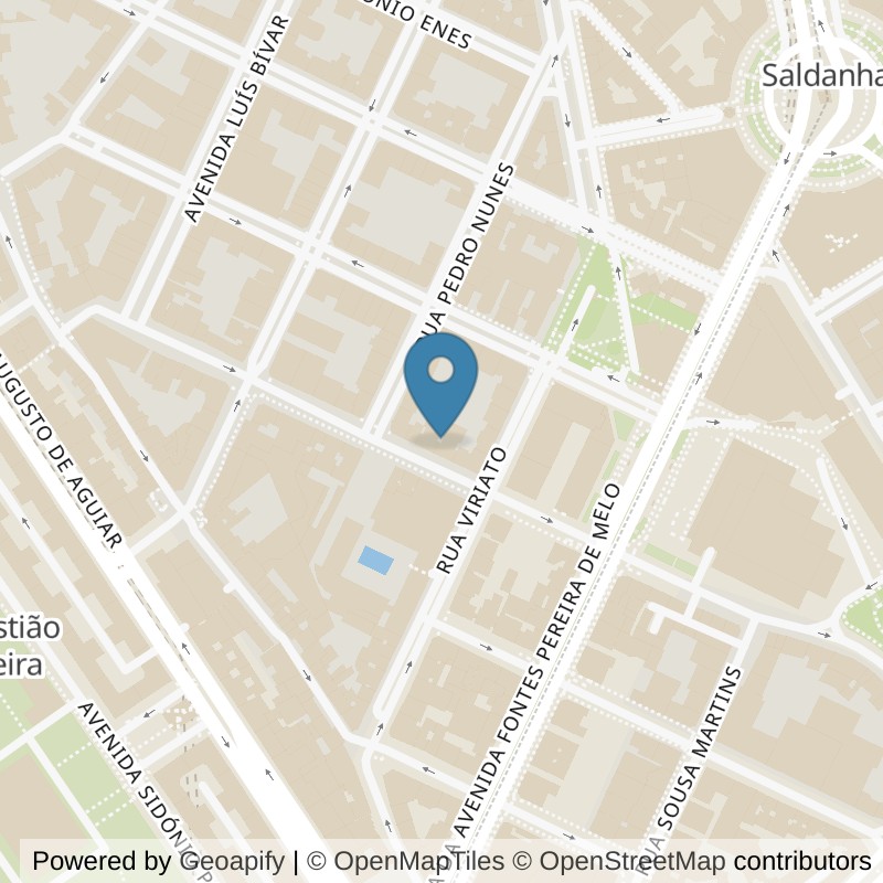 Map: location of VivaGym Picoas in Lisboa