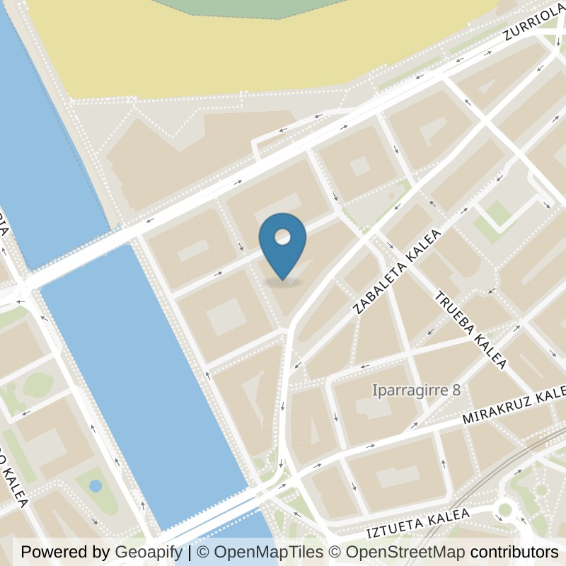 Map: location of VivaGym San Sebastian Gros in San Sebastian