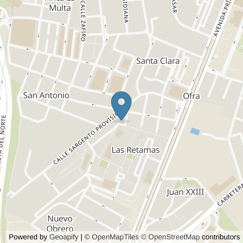 Map: location of VivaGym Santa Cruz de Tenerife Las Retamas in Santa Cruz de Tenerife