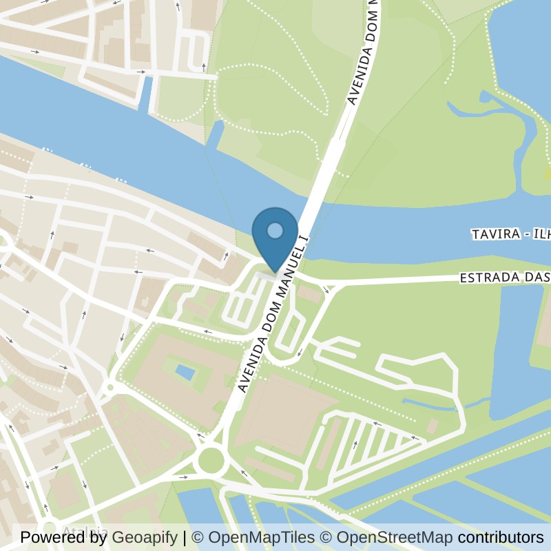 Map: location of VivaGym Tavira in Tavira