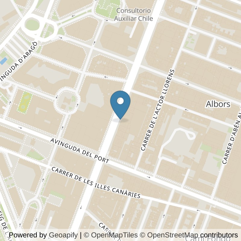 Map: location of VivaGym Valencia Benlloch in Valencia
