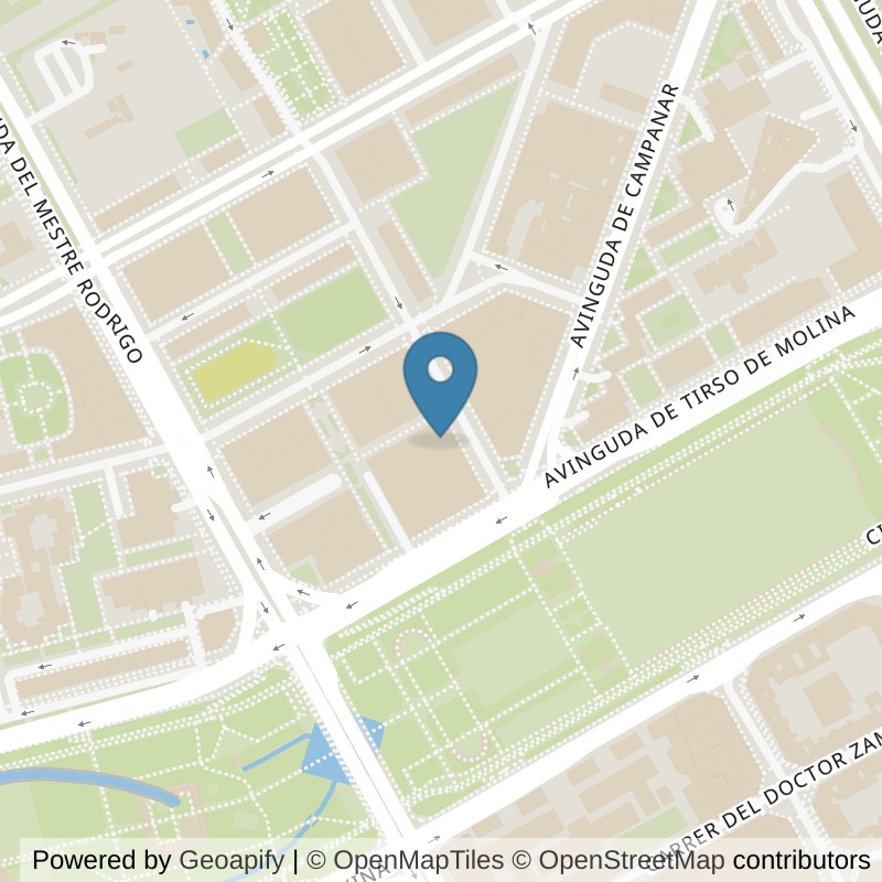 Map: location of VivaGym Valencia Campanar in Valencia