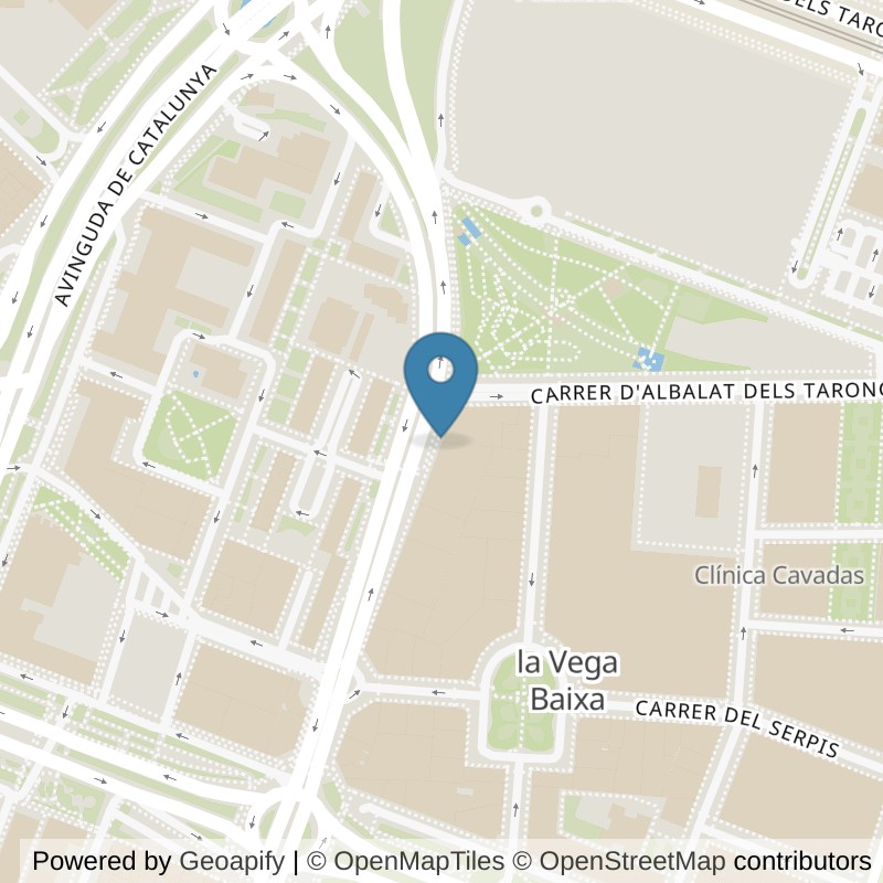Map: location of VivaGym Valencia Clariano in Valencia