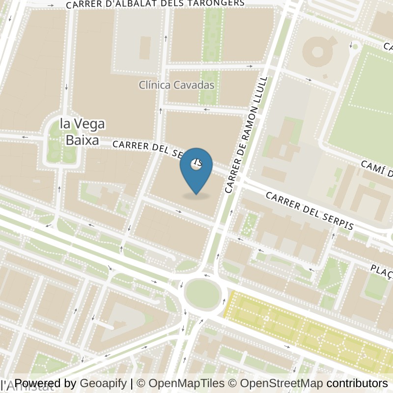 Map: location of VivaGym Valencia Leandro in Valencia