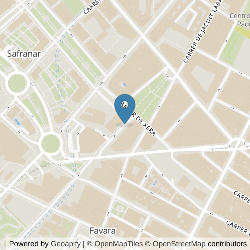 Map: location of VivaGym Valencia Patraix in Valencia