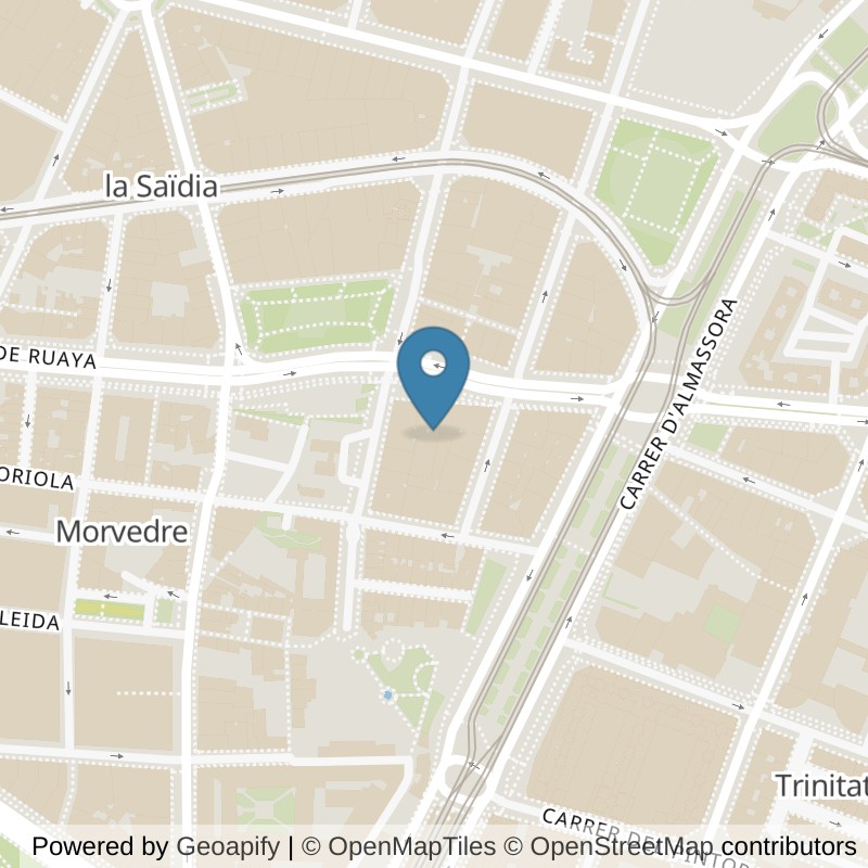 Map: location of VivaGym Valencia Platero in Valencia