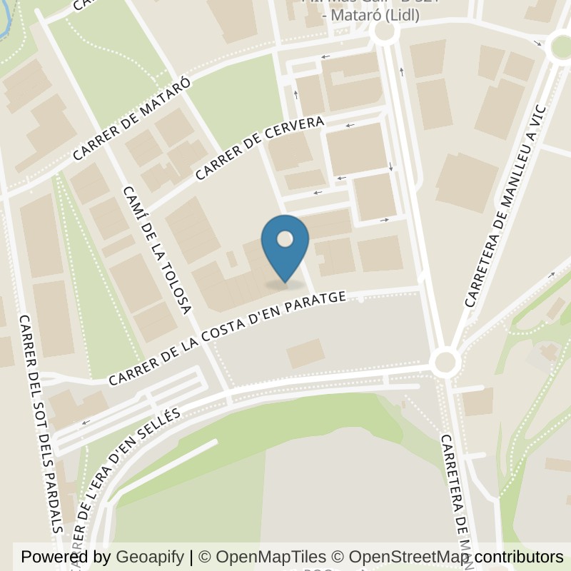 Map: location of VivaGym Vic Vic in Vic
