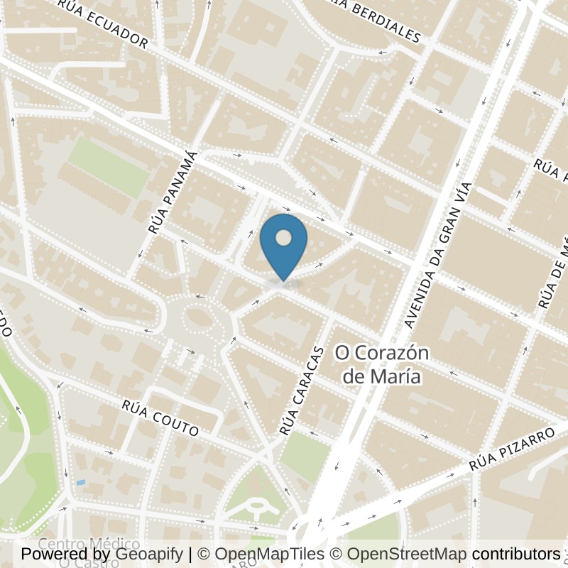 Map: location of VivaGym Vigo Plaza Elíptica in Vigo