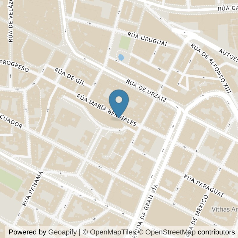Map: location of VivaGym Vigo Vigo Centro in Vigo