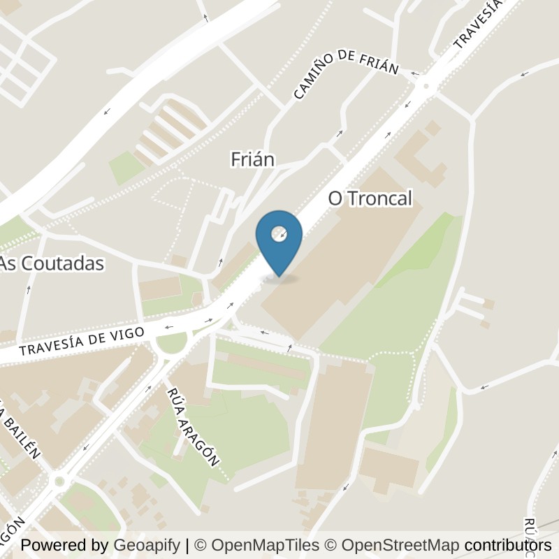 Map: location of VivaGym Vigo ¡Próxima apertura! Vigo Travesía in Vigo