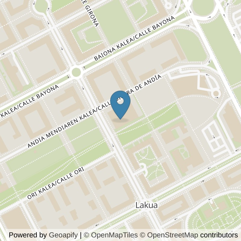Map: location of VivaGym Vitoria Padeleku in Vitoria