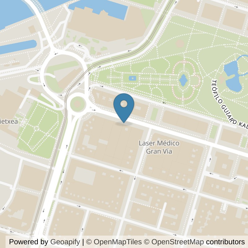 Map: location of VivaGym Vizcaya Gran Vía - Bilbao in Vizcaya