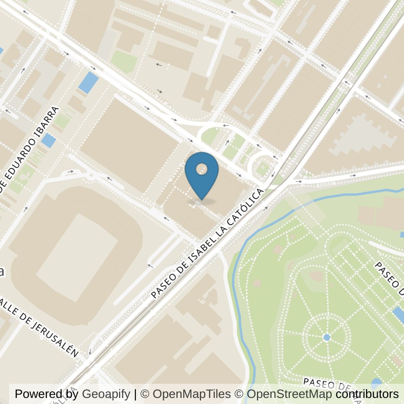 Map: location of VivaGym Zaragoza Romareda in Zaragoza