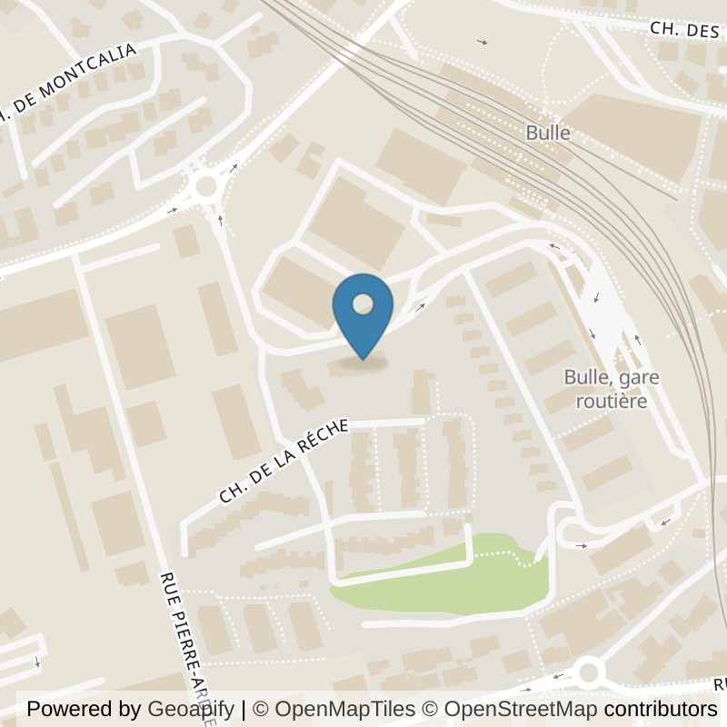 Map: location of VO2 STUDIO in Bulle