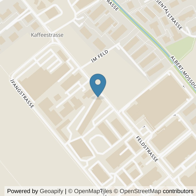 Map: location of well come Fit AG Bülach in Bülach