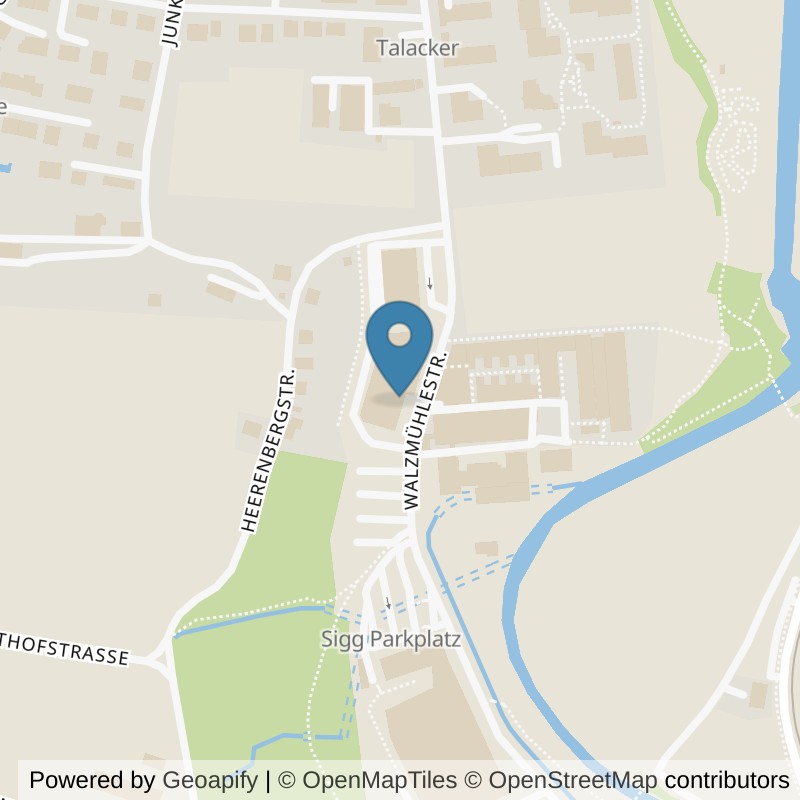 Map: location of well come Fit AG in Frauenfeld