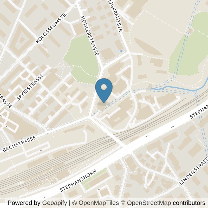 Map: location of well come Fit AG St. Gallen Ost in St. Gallen