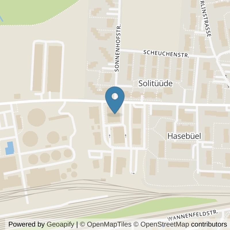 Map: location of well come FIT Frauenfeld West in Frauenfeld