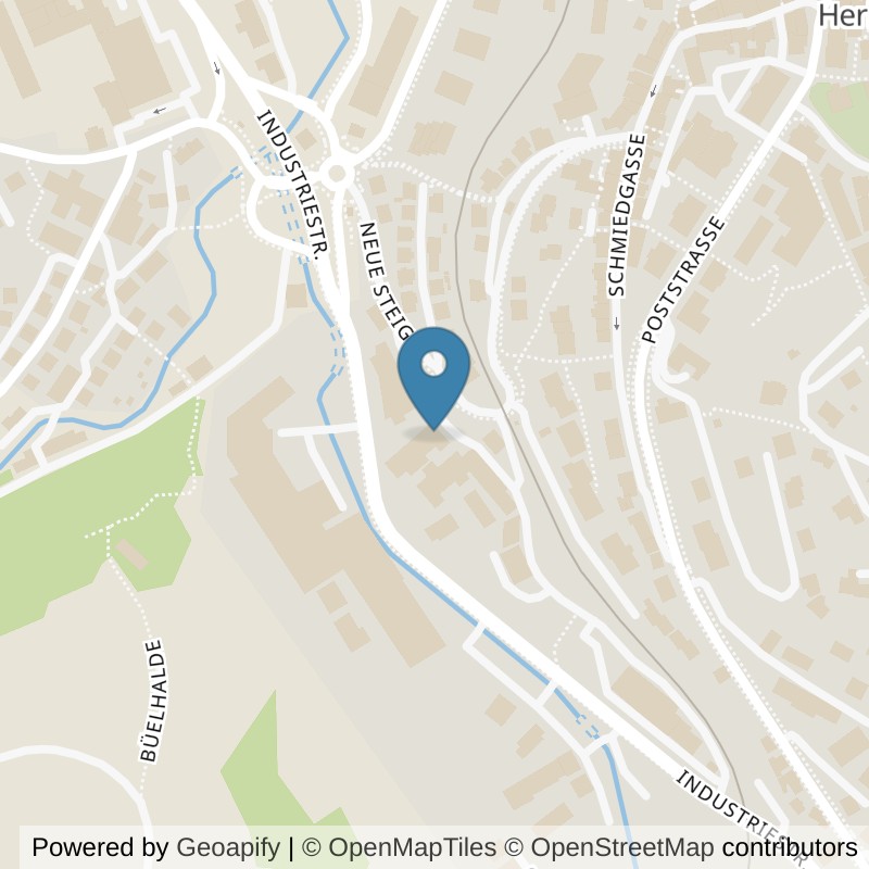 Map: location of well come FIT Herisau in Herisau