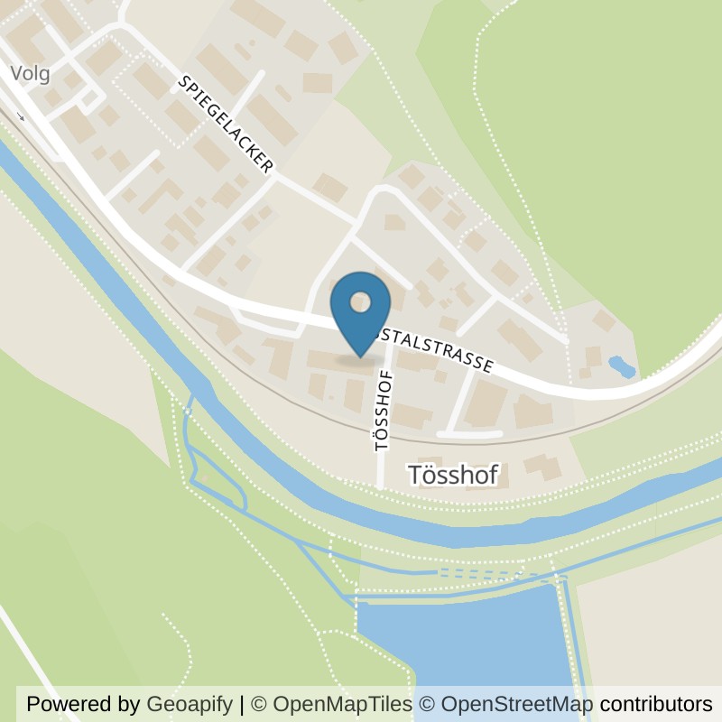 Map: location of well come FIT Rikon in Rikon im Tösstal