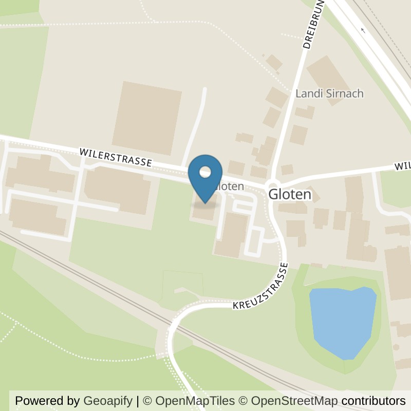 Map: location of well come FIT Sirnach in Sirnach