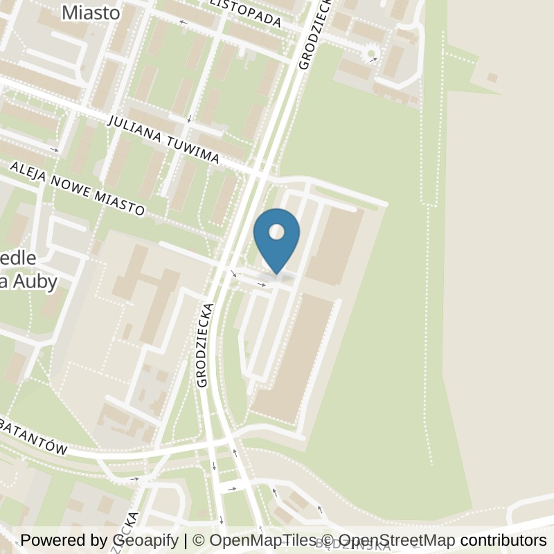Map: location of Klub fitness i Siłownia Czeladź 24/7 I Well Fitness in Czeladź