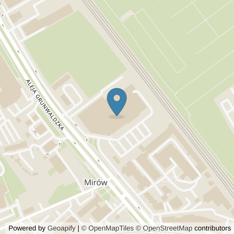 Map: location of Well Fitness Klub Fitness i Siłownia Oliwa 24/7 in Gdańsk