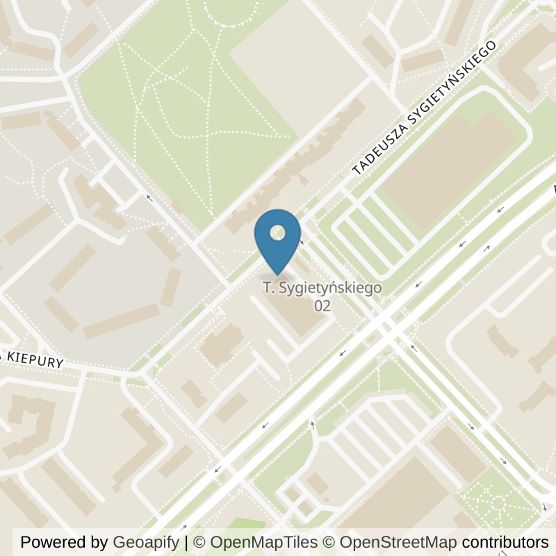Map: location of Klub fitness i Siłownia Zabobrze 24/7 I Well Fitness in Jelenia Góra