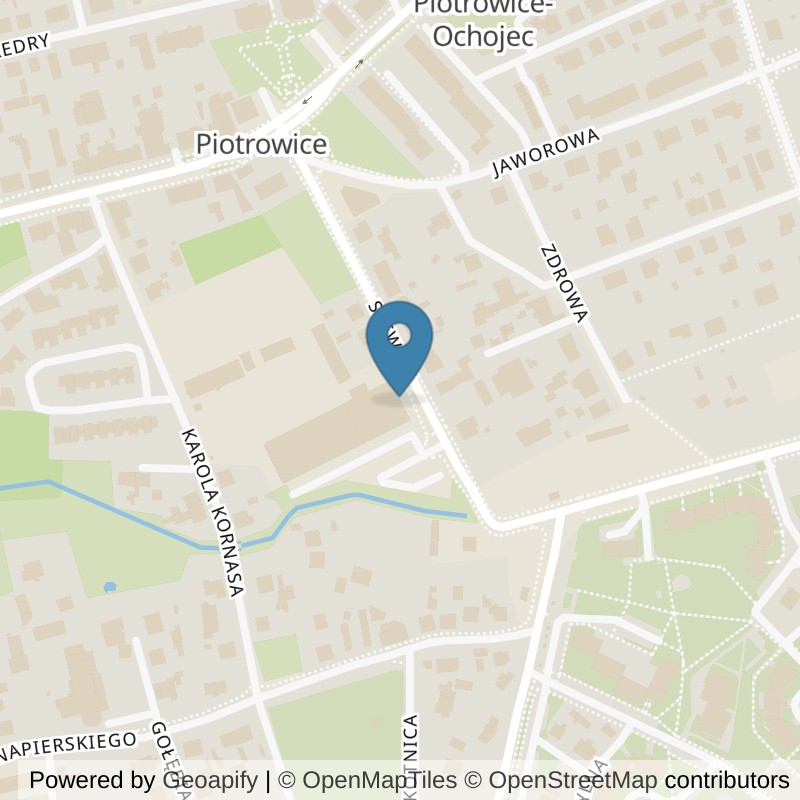 Map: location of Klub fitness i Siłownia Manhattan 24/7 I Well Fitness in Katowice