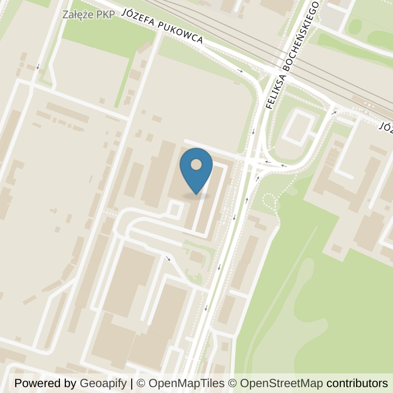 Map: location of Well Fitness Siłownia Załęże in Katowice