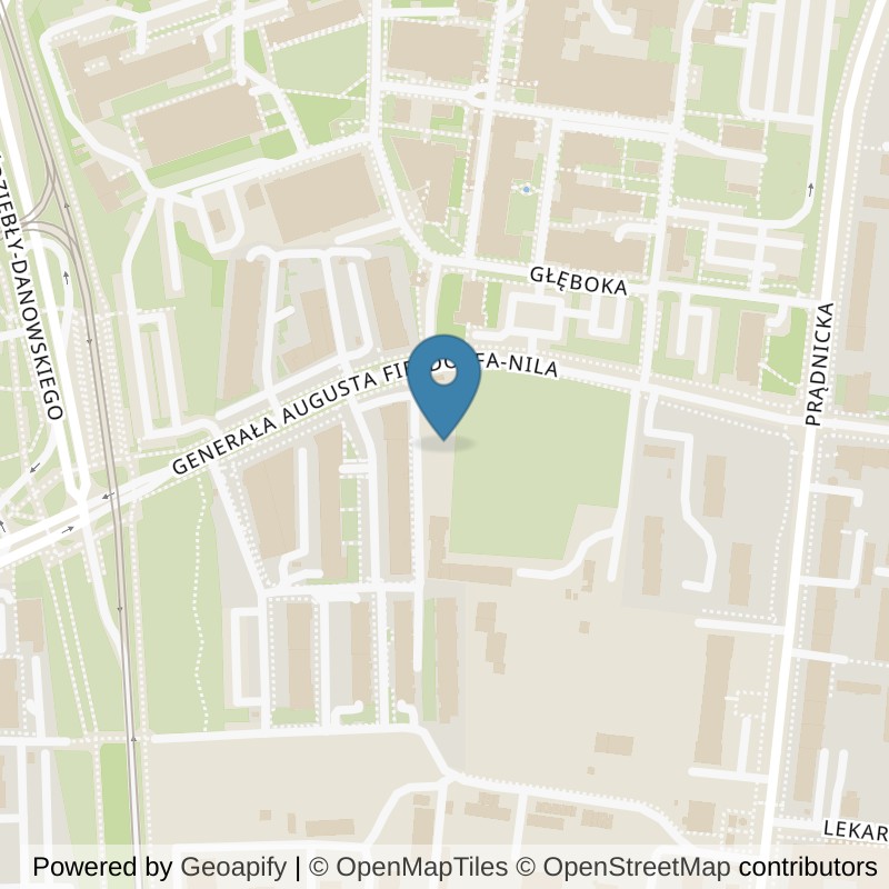 Map: location of Well Fitness Bratysławska (dawniej Fitness Platinium) in Kraków