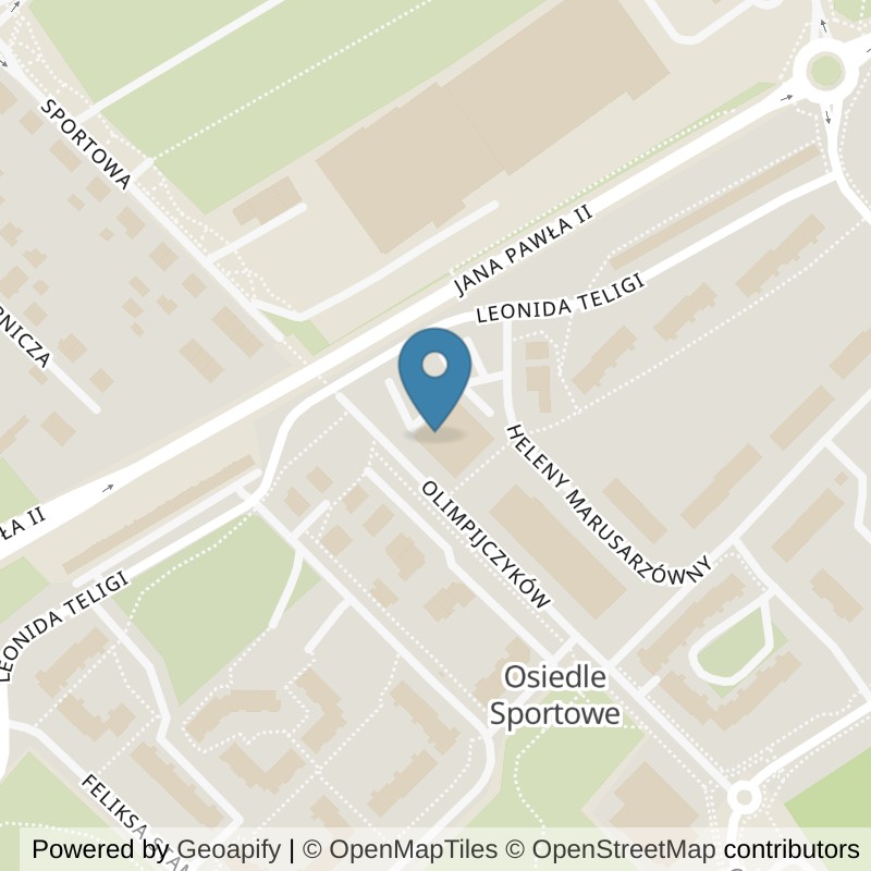Map: location of Well Fitness Klub fitness i Siłownia Lębork 24/7 in Lębork