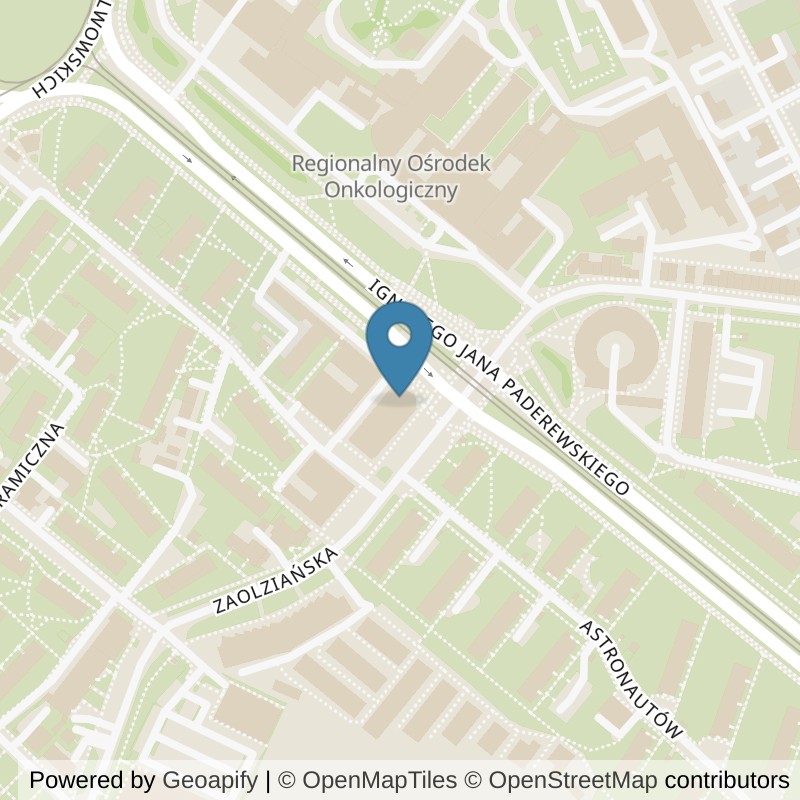 Map: location of Well Fitness i klub fitness Górna 24/7 in Łódź