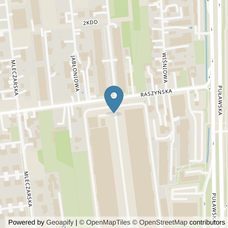 Map: location of Well Fitness Klub fitness i Siłownia Piaseczno 24/7 in Piaseczno