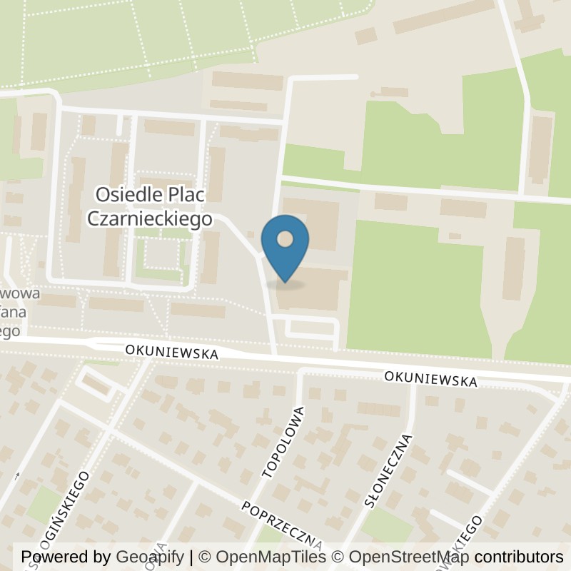 Map: location of Klub fitness i Siłownia Sulejówek 24/7 I Well Fitness in Sulejówek