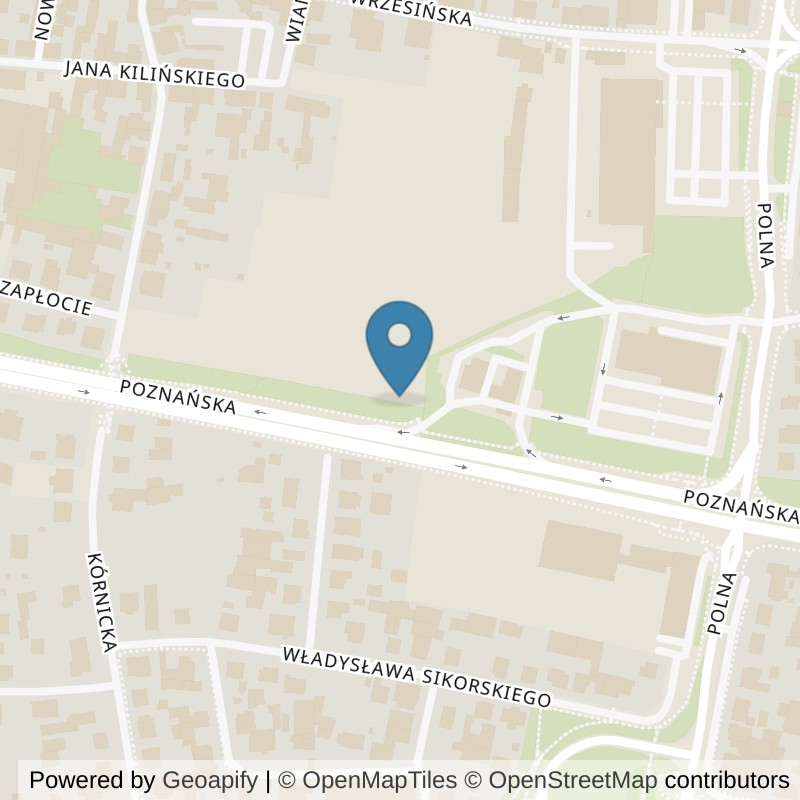 Map: location of Klub fitness i Siłownia Swarzędz 24/7 I Well Fitness in Swarzędz