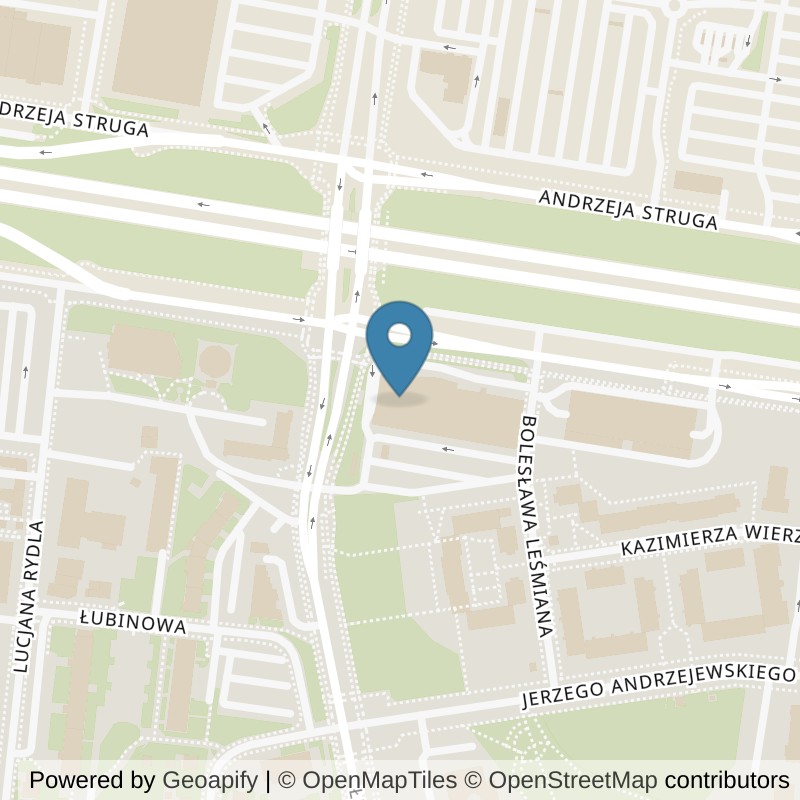 Map: location of Well Fitness Klub fitness i Siłownia Słoneczne 24/7 in Szczecin