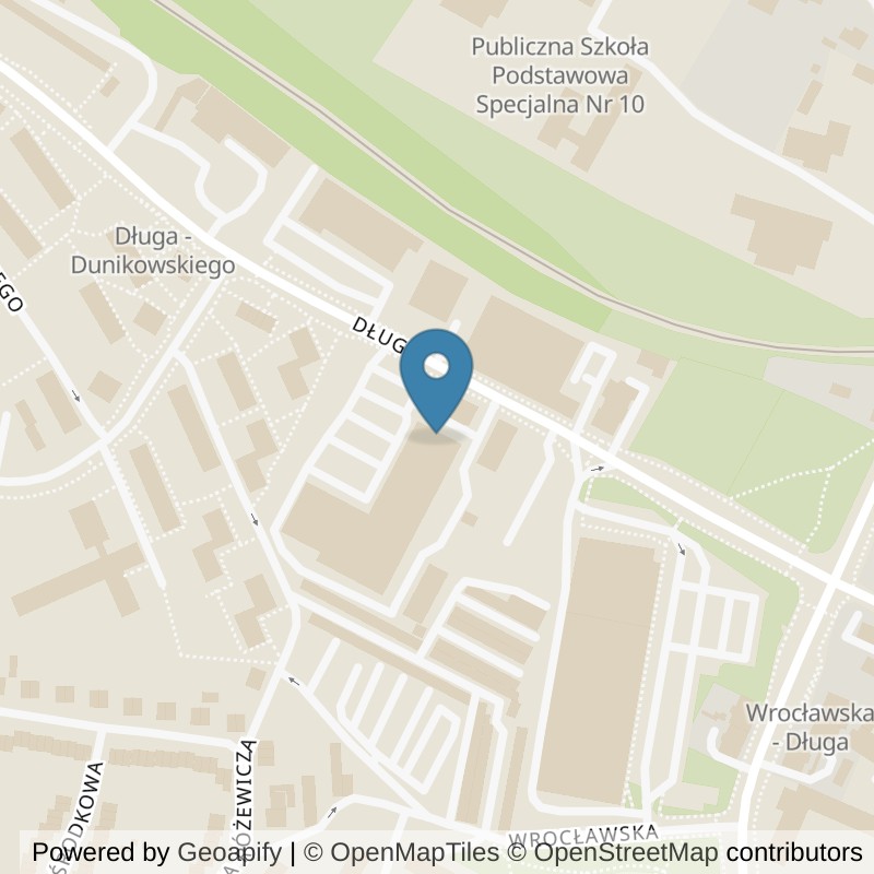 Map: location of Klub fitness i Siłownia Wałbrzych 24/7 I Well Fitness in Wałbrzych