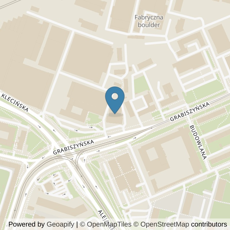 Map: location of Well Fitness Klub fitness i Siłownia Grabiszyn 24/7 in Wrocław