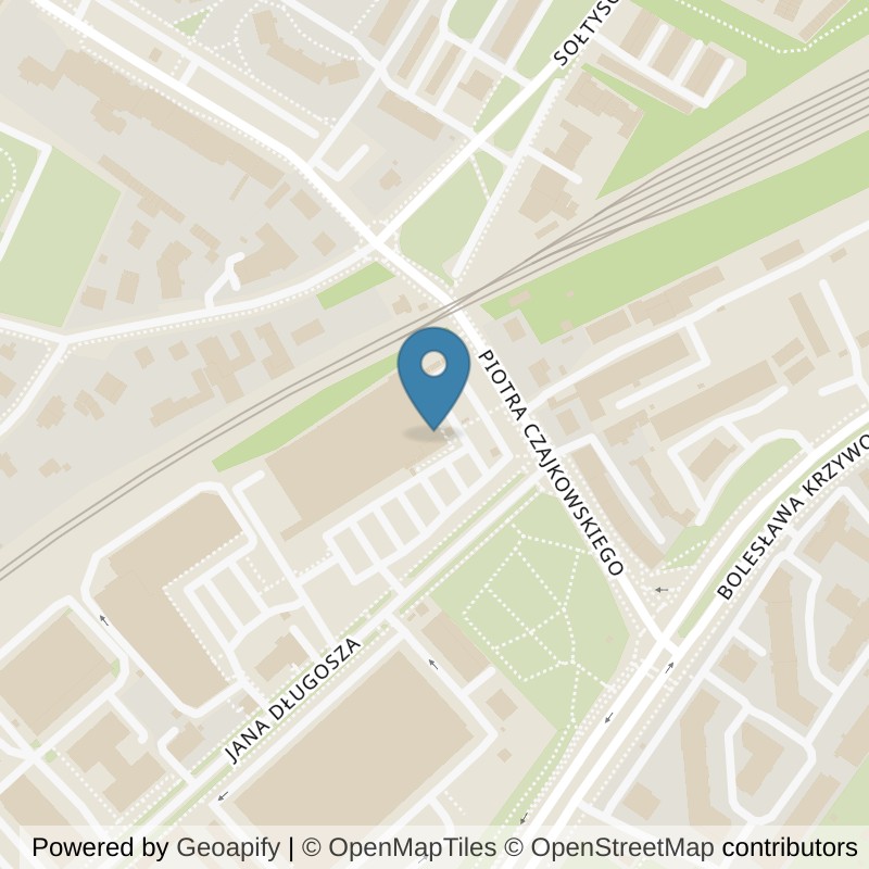 Map: location of Well Fitness Karłowice 24/7 in Wrocław