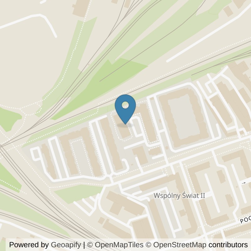 Map: location of Well Fitness Tęczowa 24/7 in Wrocław