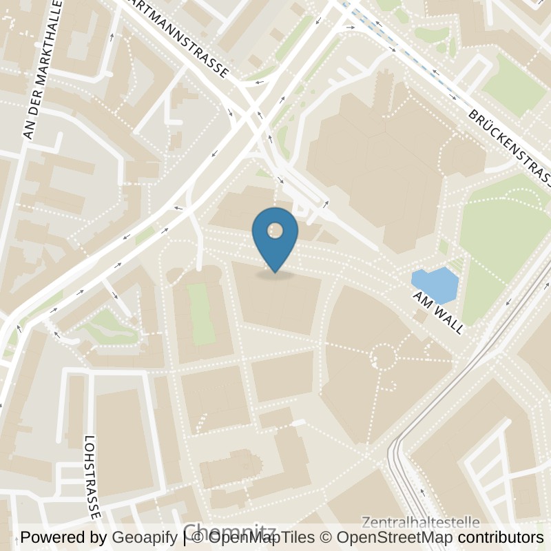 Map: location of wellyou Chemnitz in Chemnitz