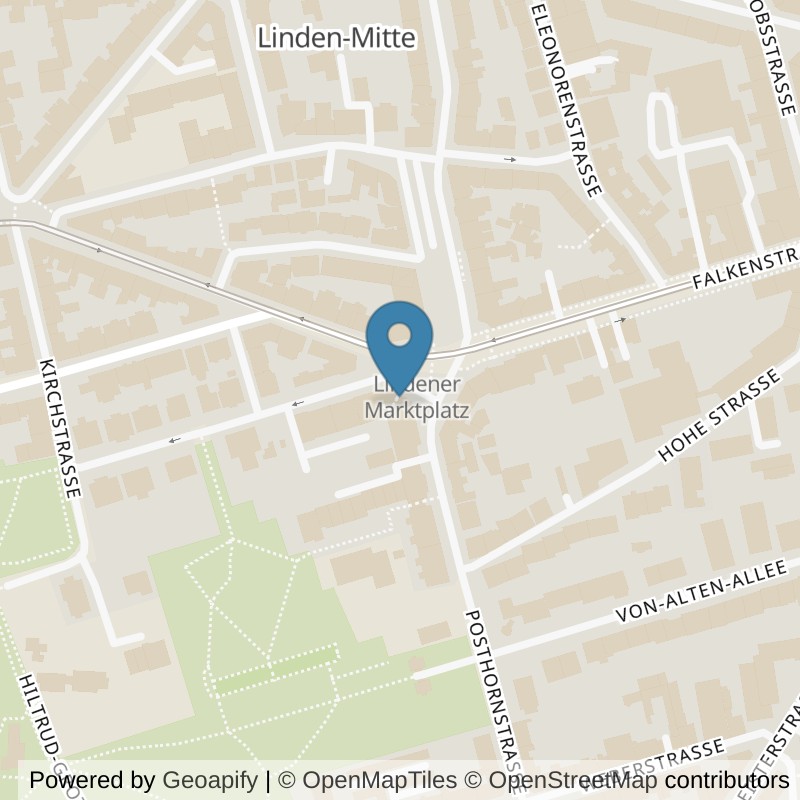 Map: location of wellyou Hannover-Linden in Hannover