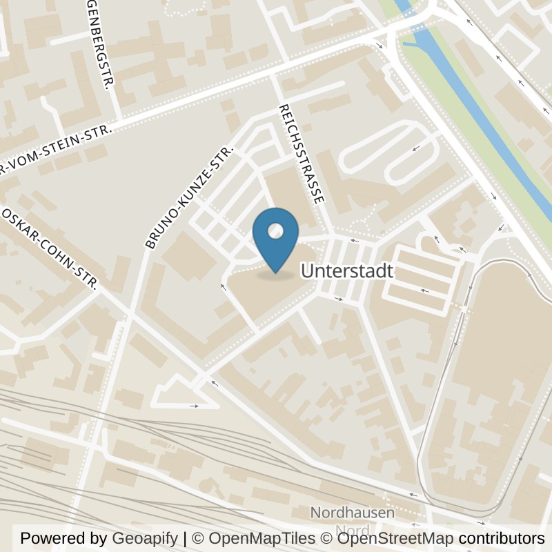 Map: location of wellyou Nordhausen in Nordhausen