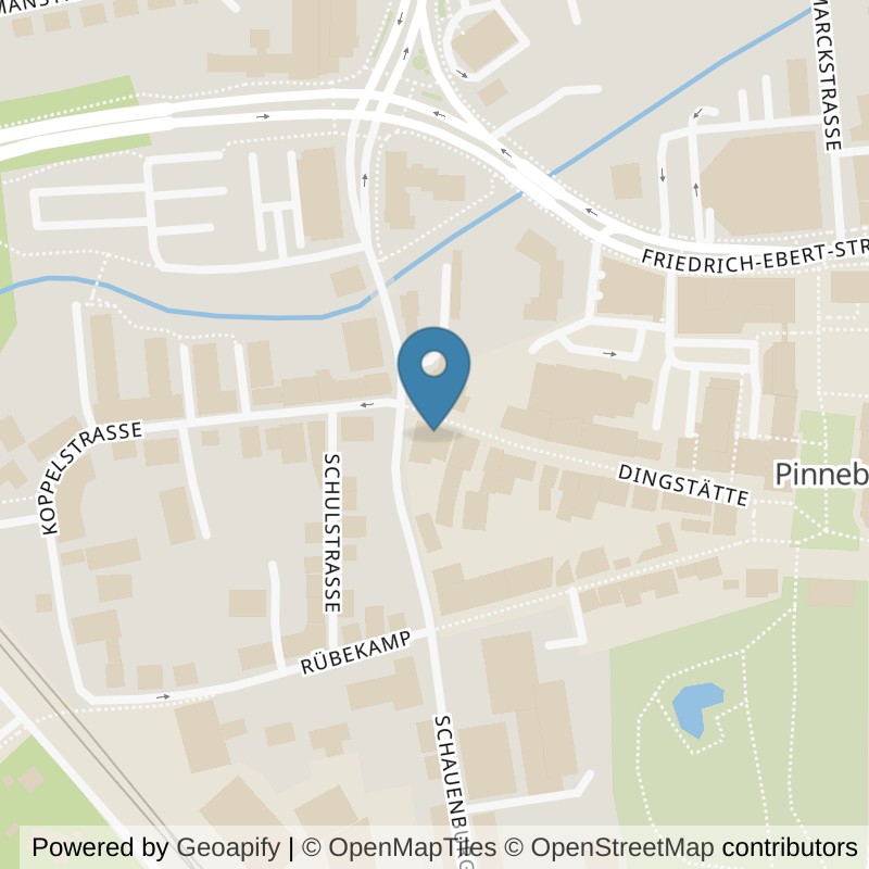 Map: location of wellyou Pinneberg 2 in Pinneberg