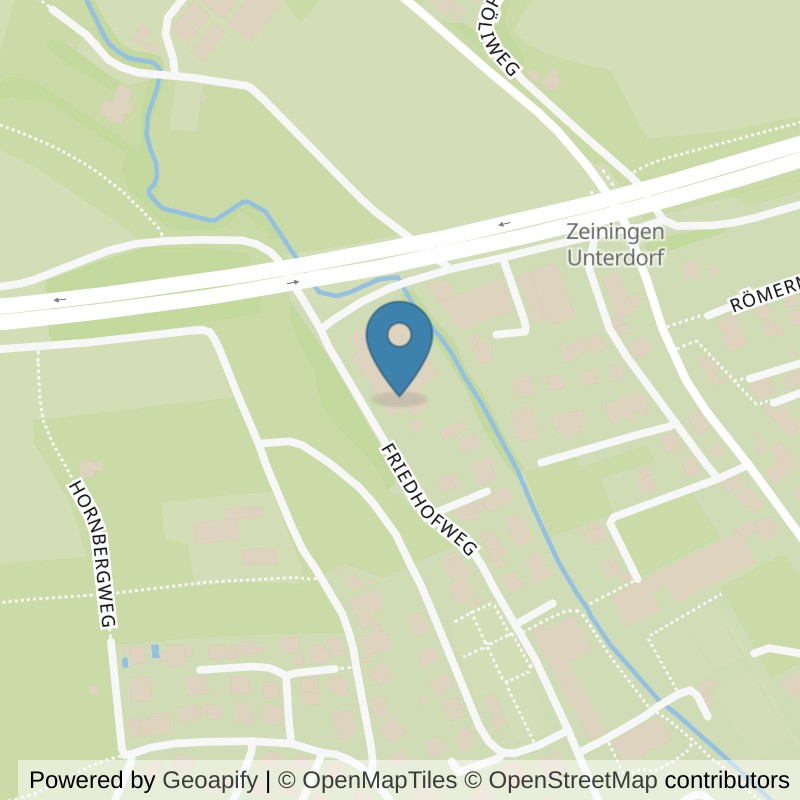 Map: location of Werkout GmbH Zeiningen in Zeiningen