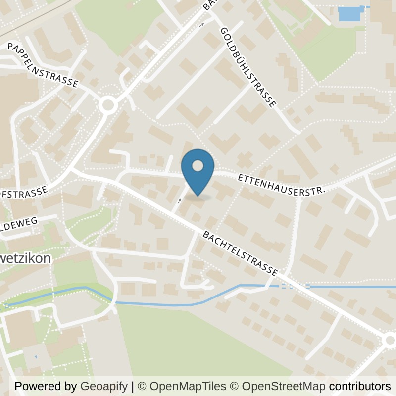 Map: location of Wittmann Movement in Wetzikon