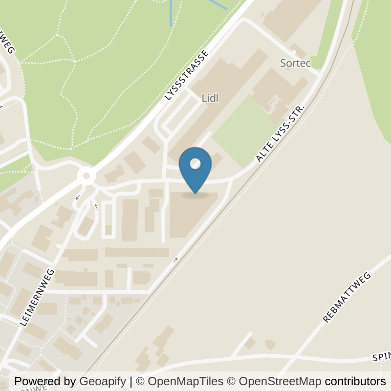 Map: location of Wolf s Gym GmbH in Aarberg