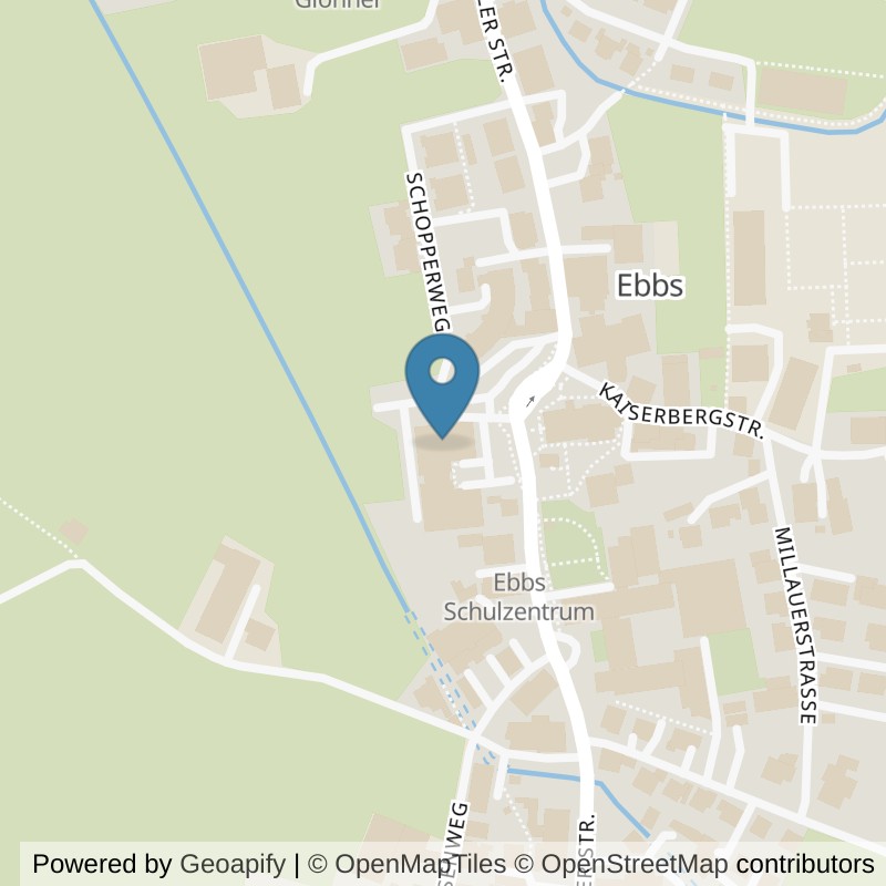 Map: location of Workout Ebbs in Ebbs